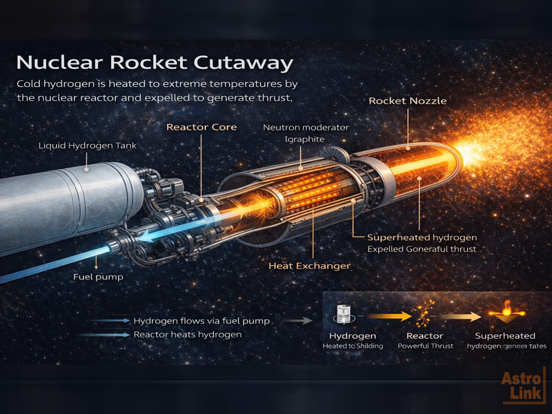 Nuclear Rocket Cutaway